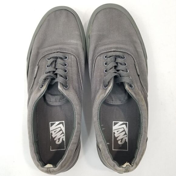 Vans Off The Wall Low Gray Skateboarding Shoes Mens Size 9 Womens Size 10.⁵ - Picture 7 of 10